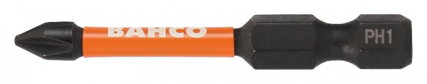 Torsions-Bit-Impact PH1, 1/4" Packung à 2 Stück