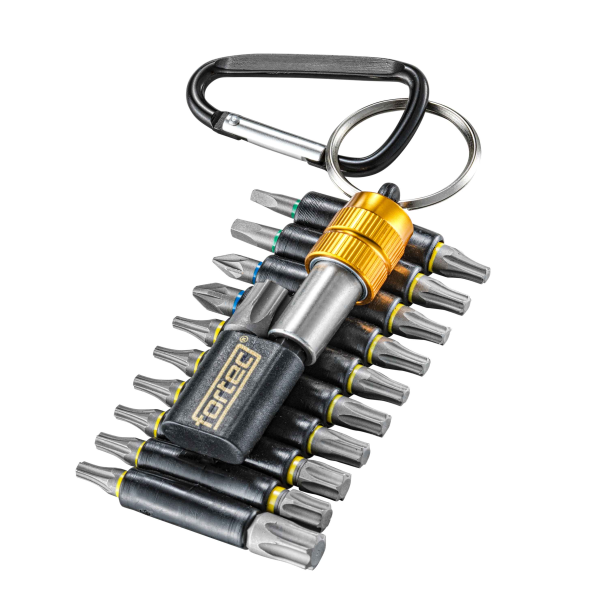 Bit-Satz 22-tlg 1/4" FORTEC