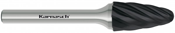 Hartmetall-Frässtift HP-7 (für ALU) Form "F" Rundbogenform KARNASCH