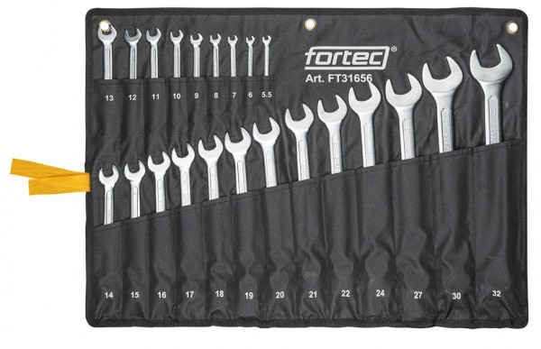 Ringabelschlüssel-Satz 22-tlg. FORTEC FT31656
