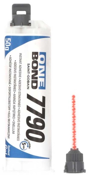 Zweikomponenten-Strukturklebstoff OneBond Doppelkartusche 4:1 50 ml 7790 78072764215